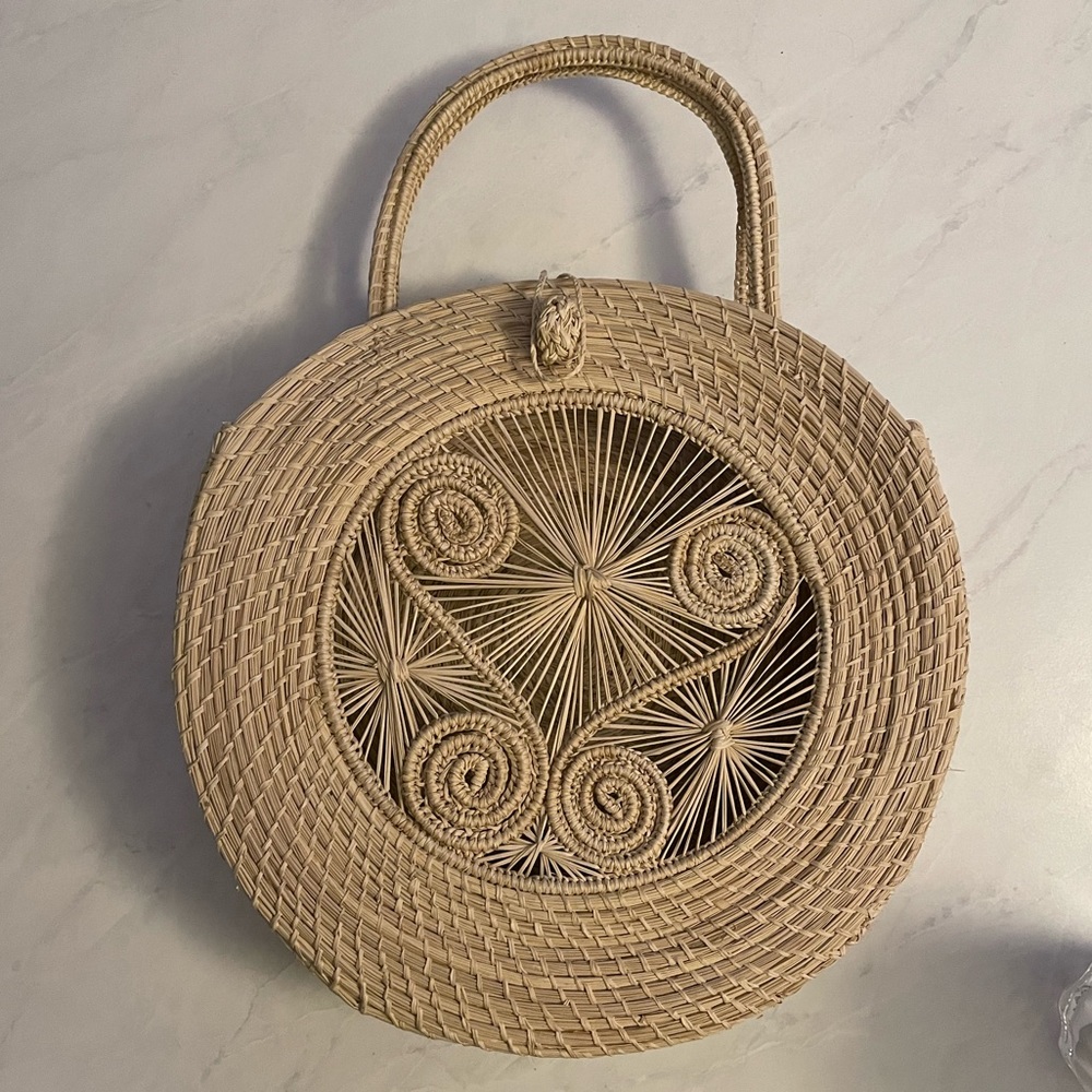 Straw Handbag - Handcrafted